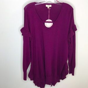 Umgee | Going Places Ruffle Sweater